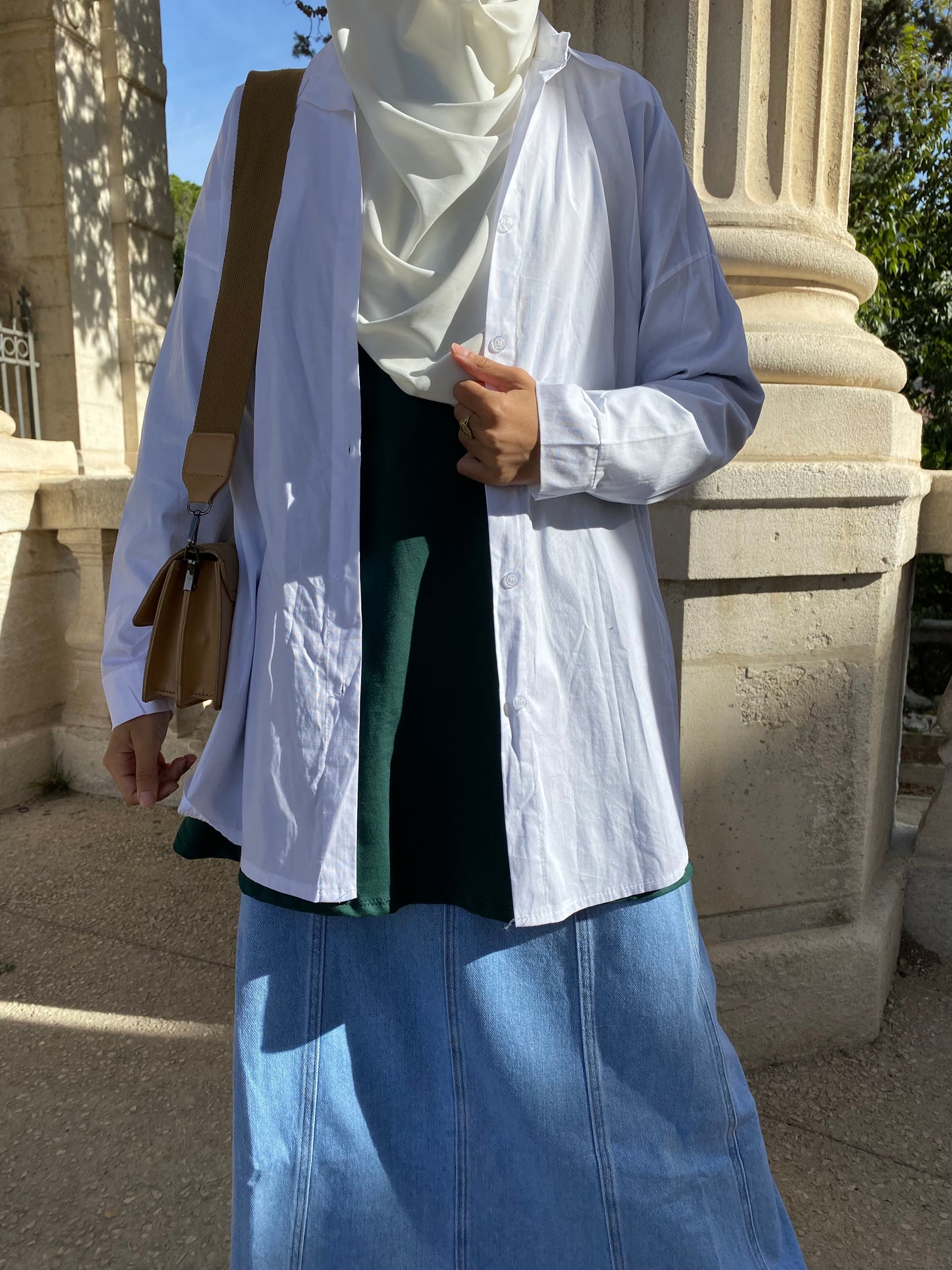 Chemise blanche oversize