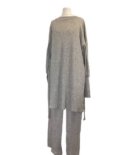 Ensemble côtelé beige