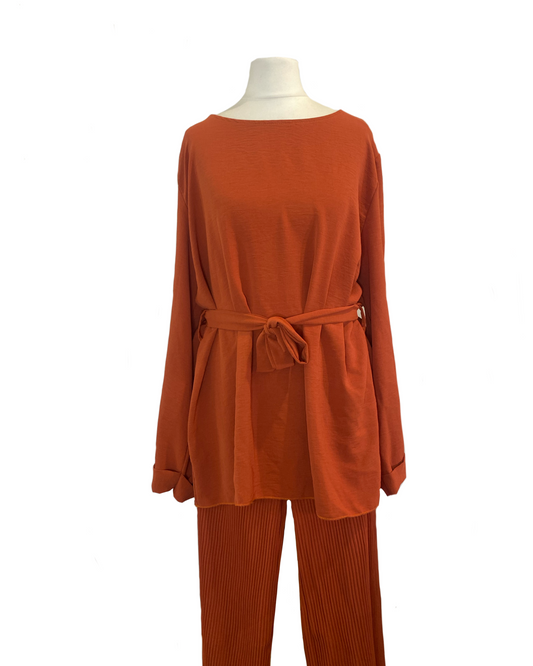 Ensemble oversize pantalon plissé
