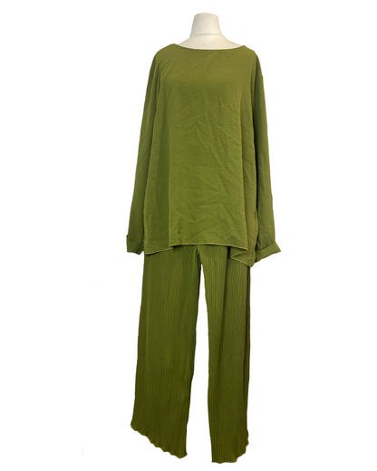Ensemble oversize pantalon plissé