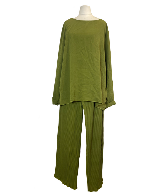 Ensemble oversize pantalon plissé
