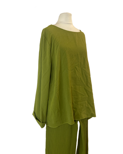 Ensemble oversize pantalon plissé