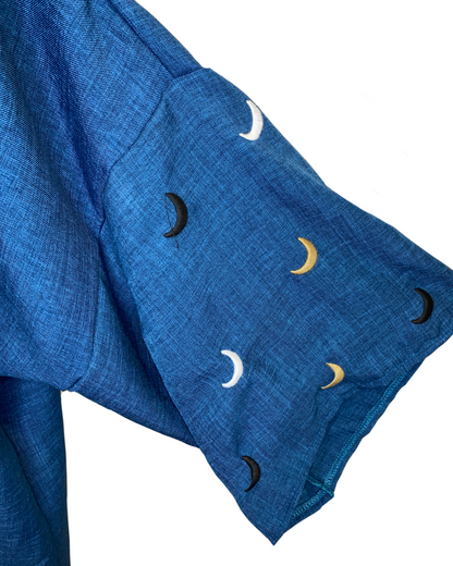 Kimono lune brodé