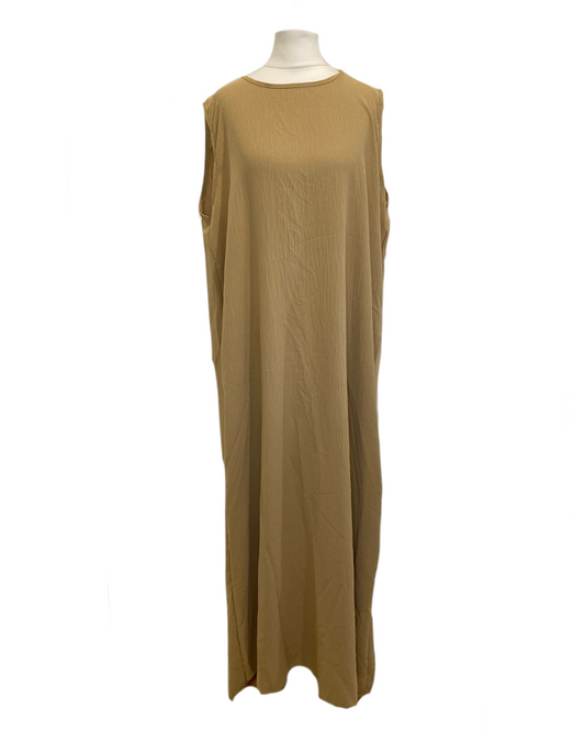 Sous robe sans manche beige