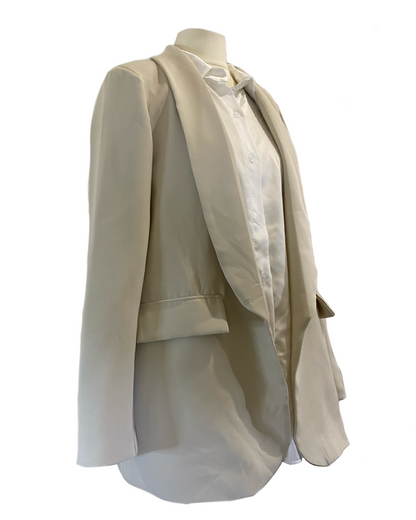 Veste tailleur crème
