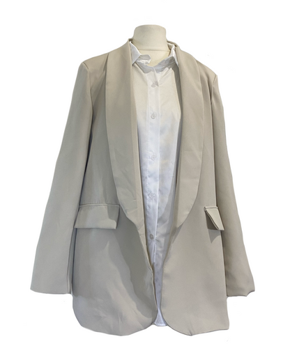 Veste tailleur crème